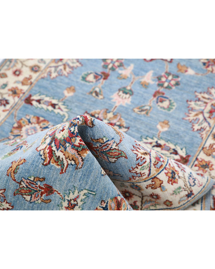 Ziegler 2' 7" X 9' 10" Hand Knotted Wool Rug 2' 7" X 9' 10" (79 X 300) / Blue / Wool