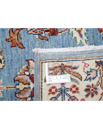 Ziegler 2' 7" X 9' 10" Hand Knotted Wool Rug 2' 7" X 9' 10" (79 X 300) / Blue / Wool
