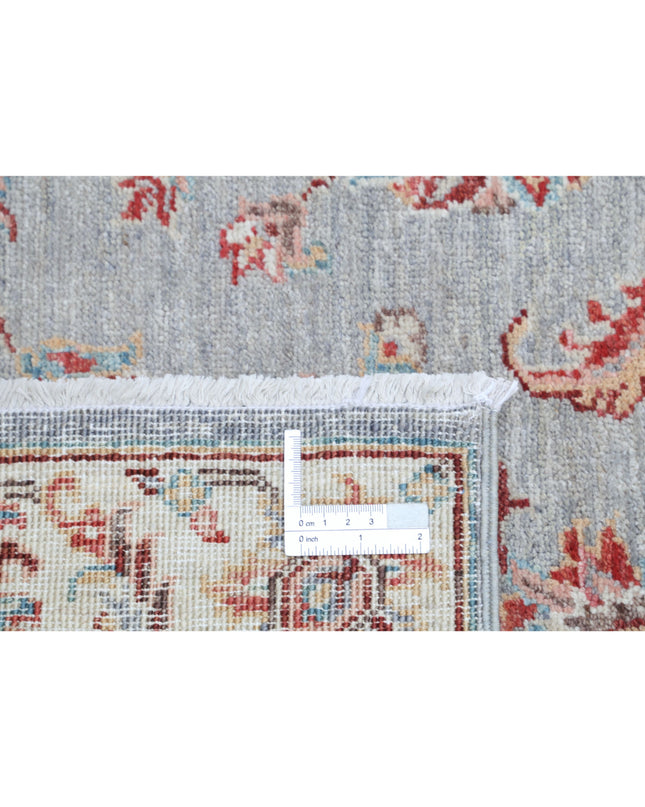 Ziegler 2' 8" X 9' 8" Hand Knotted Wool Rug 2' 8" X 9' 8" (81 X 295) / Grey / Wool
