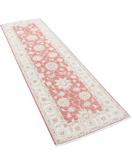 Ziegler 2' 5" X 8' 0" Hand Knotted Wool Rug 2' 5" X 8' 0" (74 X 244) / Red / Wool