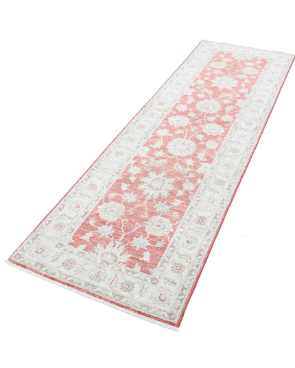 Ziegler 2' 5" X 8' 0" Hand Knotted Wool Rug 2' 5" X 8' 0" (74 X 244) / Red / Wool