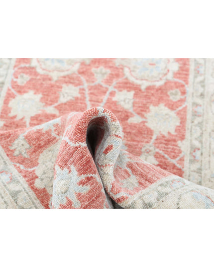 Ziegler 2' 5" X 8' 0" Hand Knotted Wool Rug 2' 5" X 8' 0" (74 X 244) / Red / Wool
