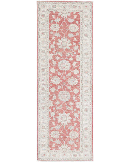 Ziegler 2' 5" X 8' 0" Hand Knotted Wool Rug 2' 5" X 8' 0" (74 X 244) / Red / Wool