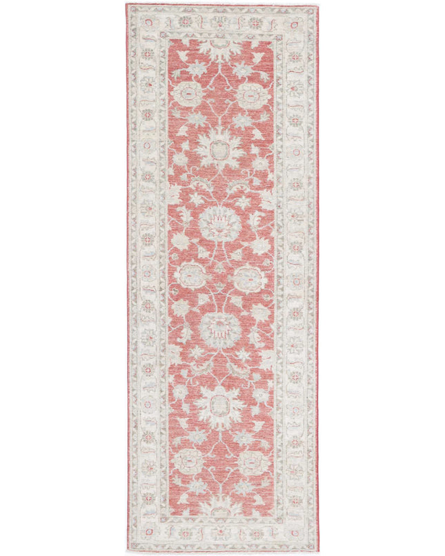 Ziegler 2' 5" X 8' 0" Hand Knotted Wool Rug 2' 5" X 8' 0" (74 X 244) / Red / Wool