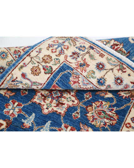 Ziegler 2' 7" X 3' 10" Hand Knotted Wool Rug 2' 7" X 3' 10" (79 X 117) / Blue / Wool