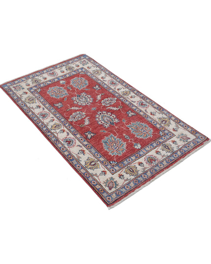 Ziegler 2' 7" X 4' 4" Hand Knotted Wool Rug 2' 7" X 4' 4" (79 X 132) / Red / Wool