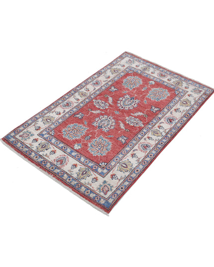 Ziegler 2' 7" X 4' 4" Hand Knotted Wool Rug 2' 7" X 4' 4" (79 X 132) / Red / Wool