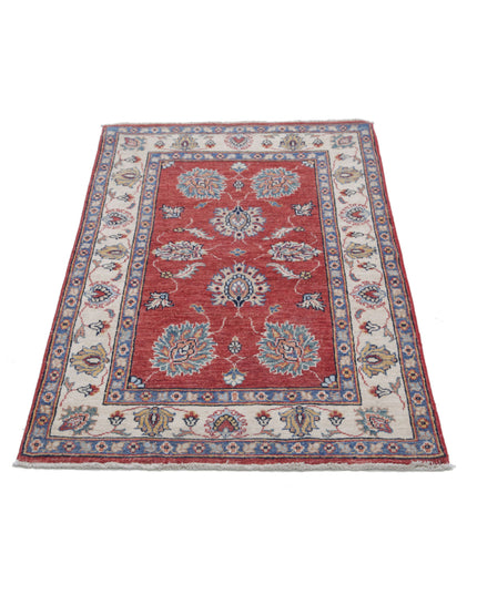 Ziegler 2' 7" X 4' 4" Hand Knotted Wool Rug 2' 7" X 4' 4" (79 X 132) / Red / Wool