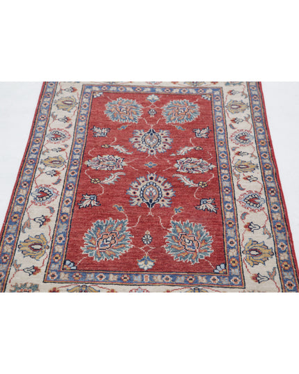 Ziegler 2' 7" X 4' 4" Hand Knotted Wool Rug 2' 7" X 4' 4" (79 X 132) / Red / Wool