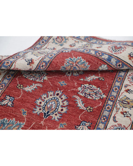 Ziegler 2' 7" X 4' 4" Hand Knotted Wool Rug 2' 7" X 4' 4" (79 X 132) / Red / Wool