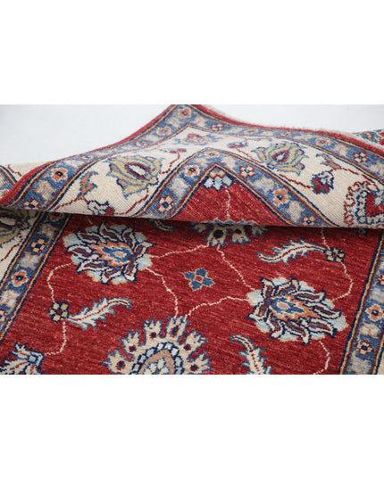 Ziegler 2' 9" X 4' 3" Hand Knotted Wool Rug 2' 9" X 4' 3" (84 X 130) / Red / Wool