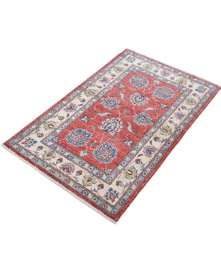 Ziegler 2' 7" X 4' 2" Hand Knotted Wool Rug 2' 7" X 4' 2" (79 X 127) / Red / Wool