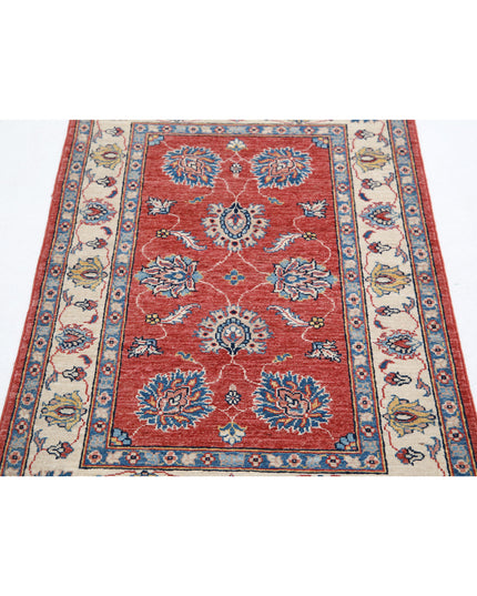 Ziegler 2' 7" X 4' 2" Hand Knotted Wool Rug 2' 7" X 4' 2" (79 X 127) / Red / Wool