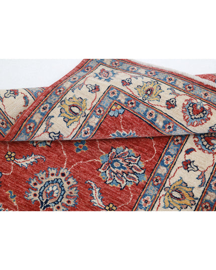 Ziegler 2' 7" X 4' 2" Hand Knotted Wool Rug 2' 7" X 4' 2" (79 X 127) / Red / Wool
