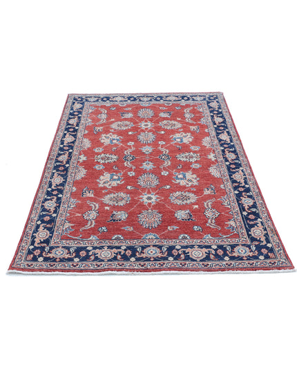 Ziegler 3' 9" X 6' 0" Hand Knotted Wool Rug 3' 9" X 6' 0" (114 X 183) / Red / Wool