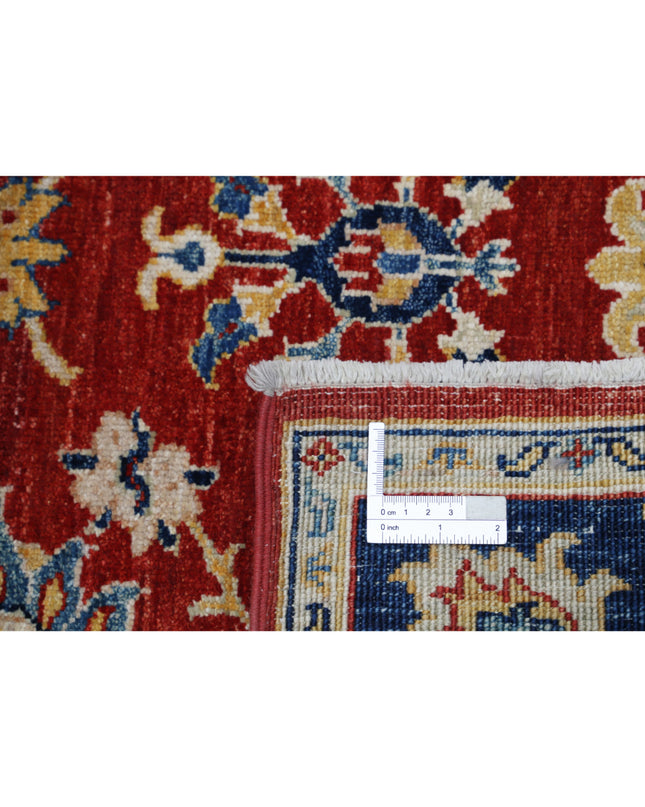 Ziegler 3' 11" X 5' 8" Hand Knotted Wool Rug 3' 11" X 5' 8" (119 X 173) / Red / Wool