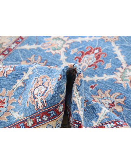 Ziegler 3' 10" X 6' 0" Hand Knotted Wool Rug 3' 10" X 6' 0" (117 X 183) / Blue / Wool