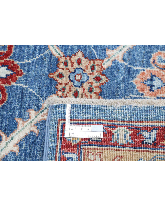 Ziegler 3' 10" X 6' 0" Hand Knotted Wool Rug 3' 10" X 6' 0" (117 X 183) / Blue / Wool