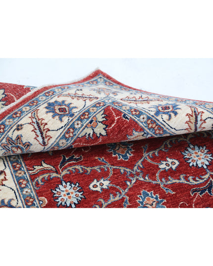 Ziegler 3' 1" X 4' 11" Hand Knotted Wool Rug 3' 1" X 4' 11" (94 X 150) / Red / Wool