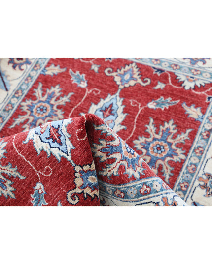 Ziegler 3' 1" X 4' 8" Hand Knotted Wool Rug 3' 1" X 4' 8" (94 X 142) / Red / Wool