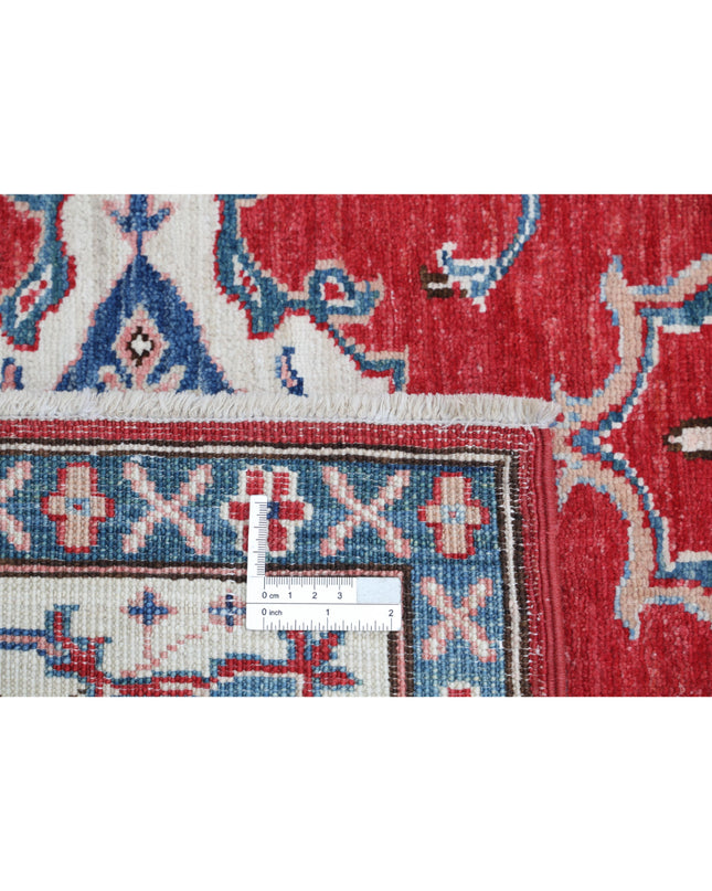 Ziegler 3' 4" X 4' 8" Hand Knotted Wool Rug 3' 4" X 4' 8" (101 X 142) / Red / Wool