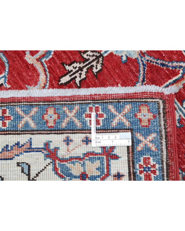 Ziegler 3' 3" X 4' 9" Hand Knotted Wool Rug 3' 3" X 4' 9" (99 X 145) / Red / Wool