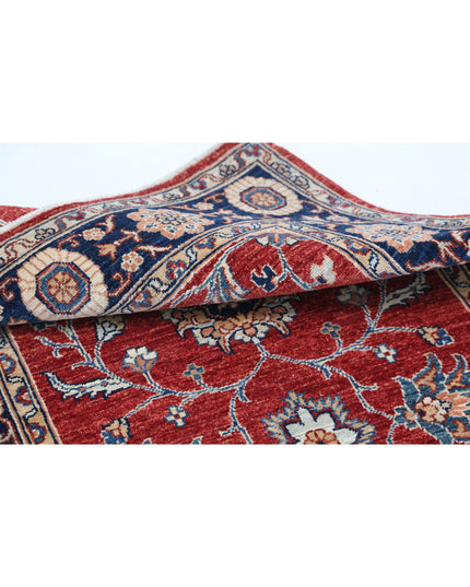 Ziegler 3' 1" X 5' 2" Hand Knotted Wool Rug 3' 1" X 5' 2" (94 X 158) / Red / Wool