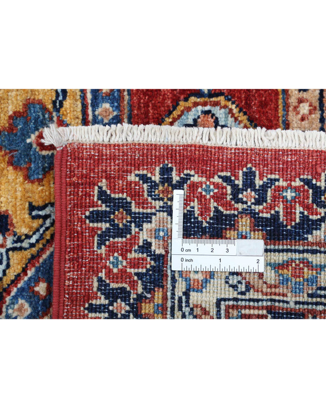 Ziegler 3' 2" X 4' 10" Hand Knotted Wool Rug 3' 2" X 4' 10" (97 X 147) / Red / Wool