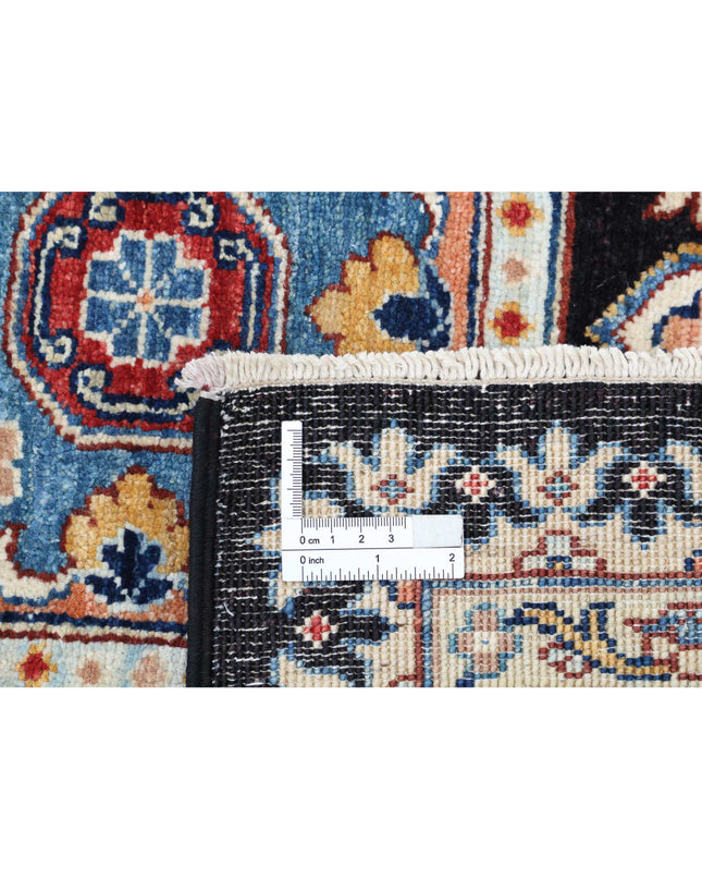 Ziegler 3' 2" X 4' 8" Hand Knotted Wool Rug 3' 2" X 4' 8" (97 X 142) / Black / Wool