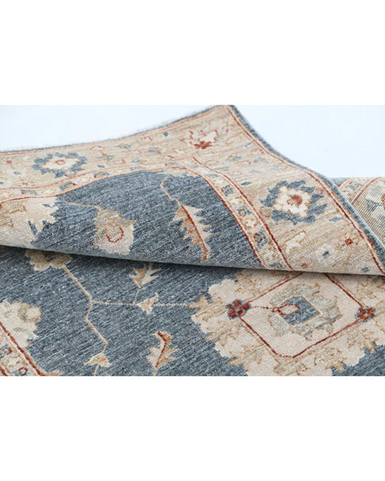 Ziegler 3' 0" X 5' 0" Hand Knotted Wool Rug 3' 0" X 5' 0" (91 X 152) / Grey / Wool