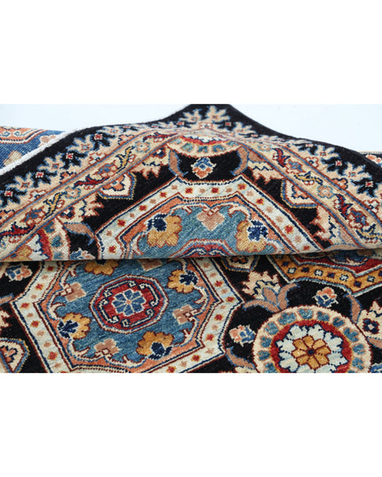 Ziegler 3' 3" X 4' 8" Hand Knotted Wool Rug 3' 3" X 4' 8" (99 X 142) / Black / Wool