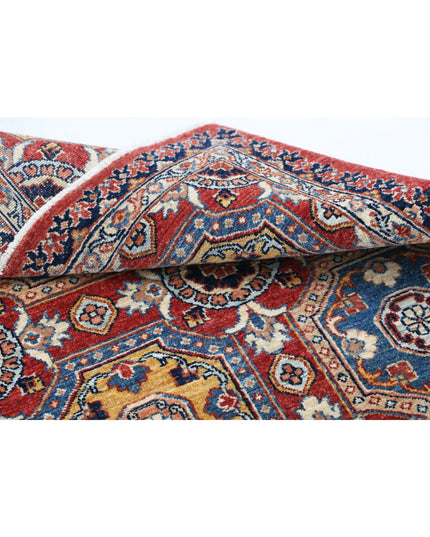 Ziegler 3' 2" X 4' 10" Hand Knotted Wool Rug 3' 2" X 4' 10" (97 X 147) / Red / Wool