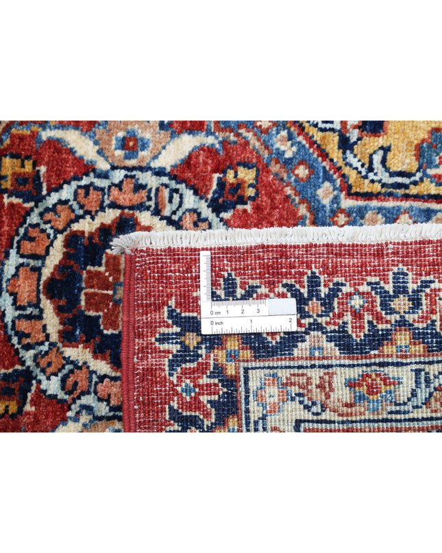 Ziegler 3' 2" X 4' 10" Hand Knotted Wool Rug 3' 2" X 4' 10" (97 X 147) / Red / Wool