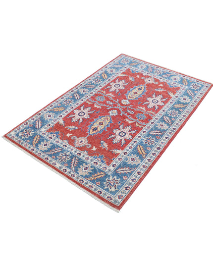 Ziegler 3' 3" X 5' 0" Hand Knotted Wool Rug 3' 3" X 5' 0" (99 X 152) / Red / Wool