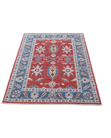 Ziegler 3' 3" X 5' 0" Hand Knotted Wool Rug 3' 3" X 5' 0" (99 X 152) / Red / Wool