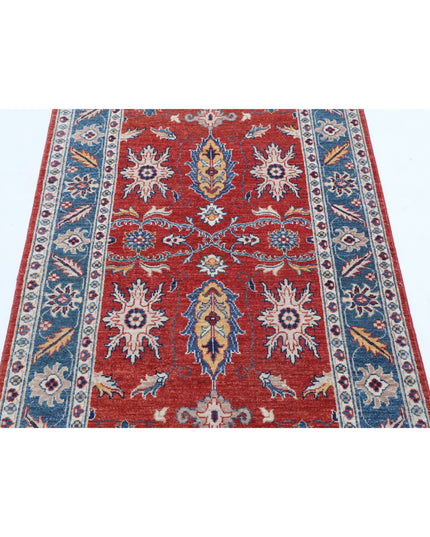 Ziegler 3' 3" X 5' 0" Hand Knotted Wool Rug 3' 3" X 5' 0" (99 X 152) / Red / Wool