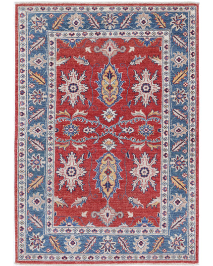 Ziegler 3' 3" X 5' 0" Hand Knotted Wool Rug 3' 3" X 5' 0" (99 X 152) / Red / Wool
