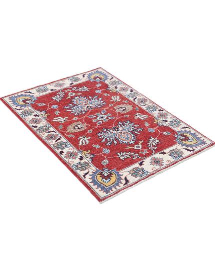 Ziegler 2' 9" X 3' 10" Hand Knotted Wool Rug 2' 9" X 3' 10" (84 X 117) / Red / Wool