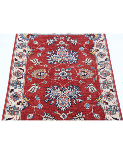 Ziegler 2' 9" X 3' 10" Hand Knotted Wool Rug 2' 9" X 3' 10" (84 X 117) / Red / Wool