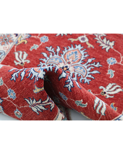 Ziegler 2' 9" X 3' 10" Hand Knotted Wool Rug 2' 9" X 3' 10" (84 X 117) / Red / Wool