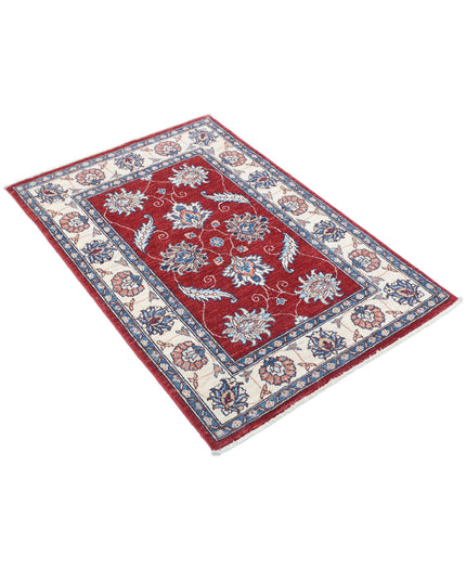 Ziegler 2' 9" X 4' 0" Hand Knotted Wool Rug 2' 9" X 4' 0" (84 X 122) / Red / Wool