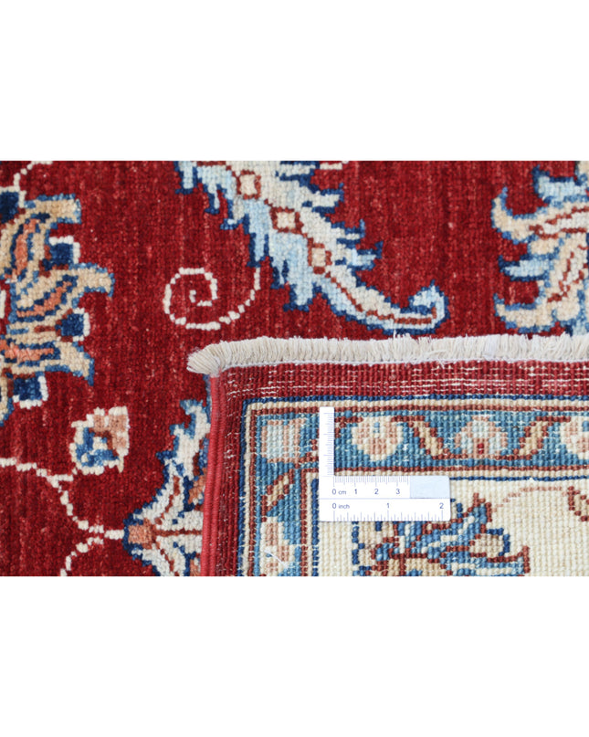 Ziegler 2' 9" X 4' 0" Hand Knotted Wool Rug 2' 9" X 4' 0" (84 X 122) / Red / Wool