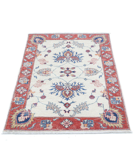 Ziegler 2' 7" X 4' 3" Hand Knotted Wool Rug 2' 7" X 4' 3" (79 X 130) / Ivory / Wool