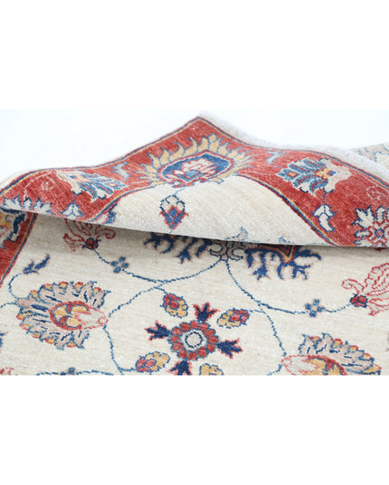 Ziegler 2' 7" X 4' 3" Hand Knotted Wool Rug 2' 7" X 4' 3" (79 X 130) / Ivory / Wool