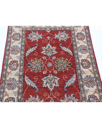 Ziegler 2' 8" X 4' 2" Hand Knotted Wool Rug 2' 8" X 4' 2" (81 X 127) / Red / Wool