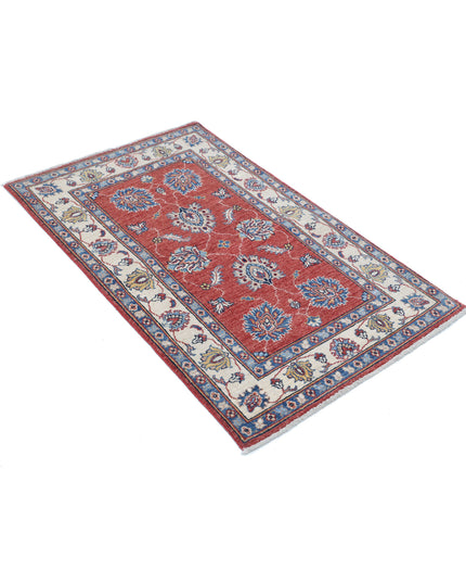Ziegler 2' 7" X 4' 1" Hand Knotted Wool Rug 2' 7" X 4' 1" (79 X 124) / Red / Wool