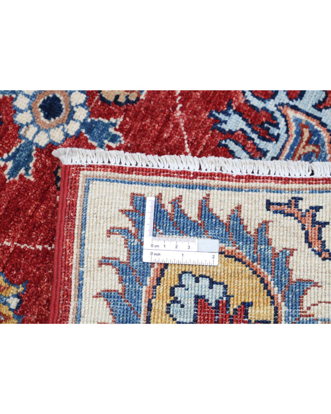 Ziegler 2' 10" X 4' 2" Hand Knotted Wool Rug 2' 10" X 4' 2" (86 X 127) / Red / Wool