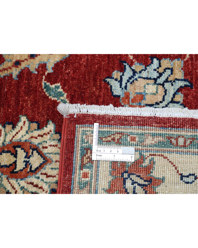 Ziegler 2' 10" X 4' 2" Hand Knotted Wool Rug 2' 10" X 4' 2" (86 X 127) / Red / Wool