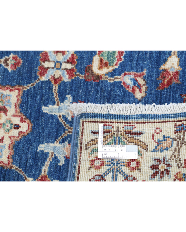 Ziegler 2' 7" X 3' 11" Hand Knotted Wool Rug 2' 7" X 3' 11" (79 X 119) / Blue / Wool