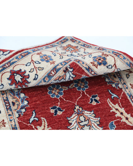 Ziegler 2' 7" X 4' 2" Hand Knotted Wool Rug 2' 7" X 4' 2" (79 X 127) / Red / Wool